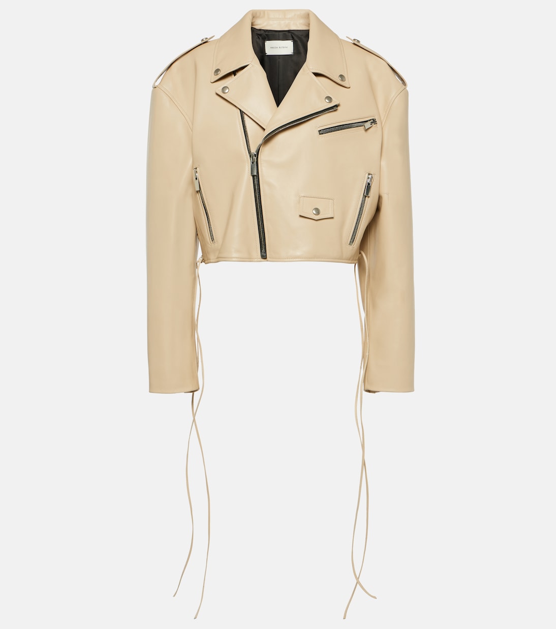 Veste raccourcie en cuir | Magda Butrym