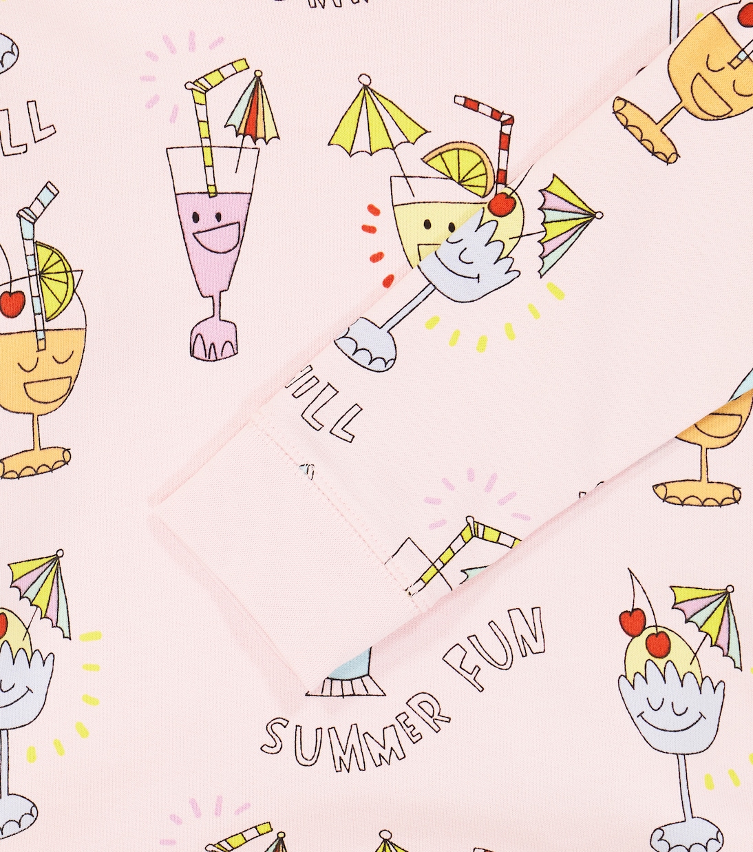 Sudadera y shorts de algodón estampados | Stella McCartney Kids
