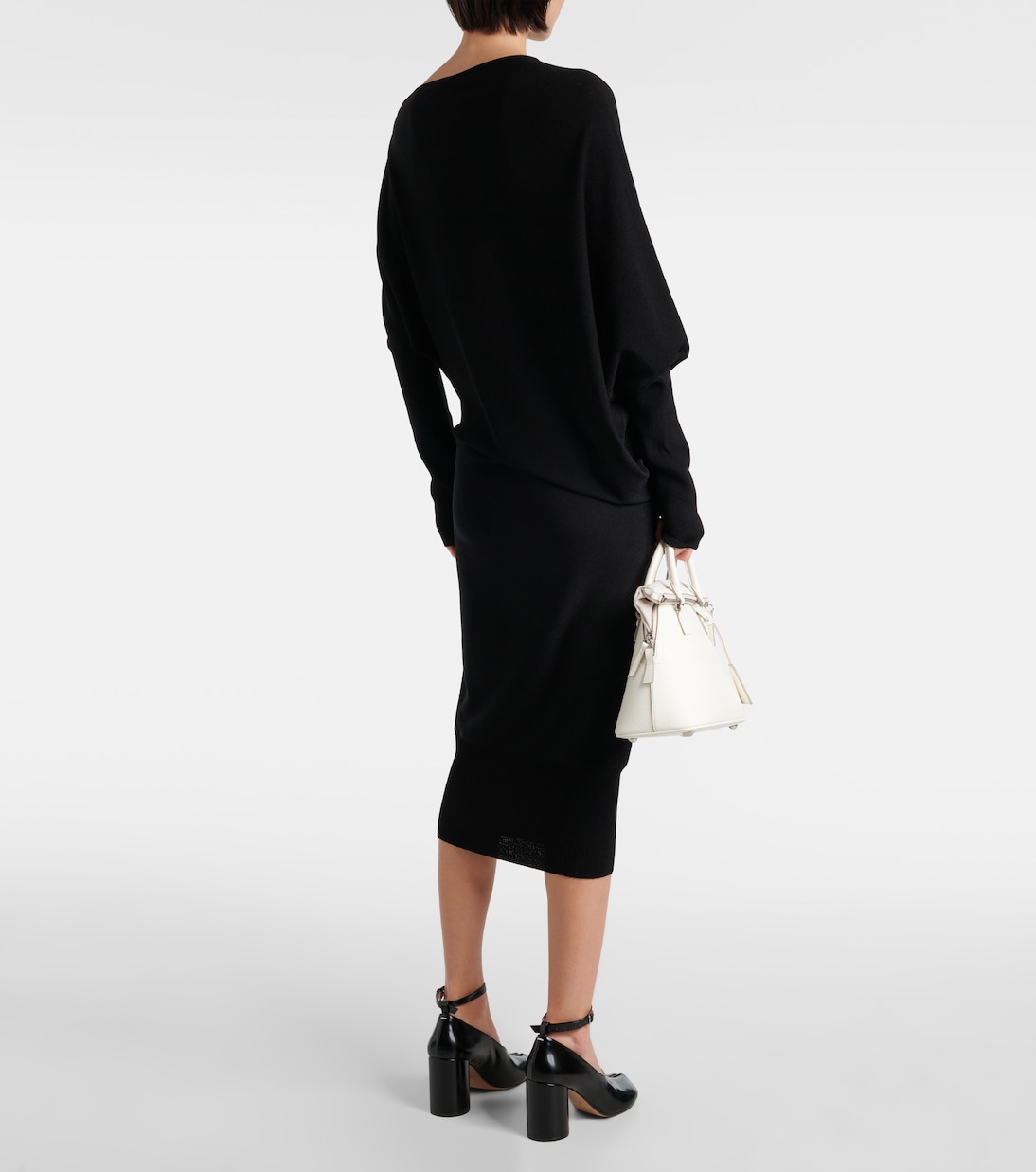 Vestido de jersey drapeado | Wolford
