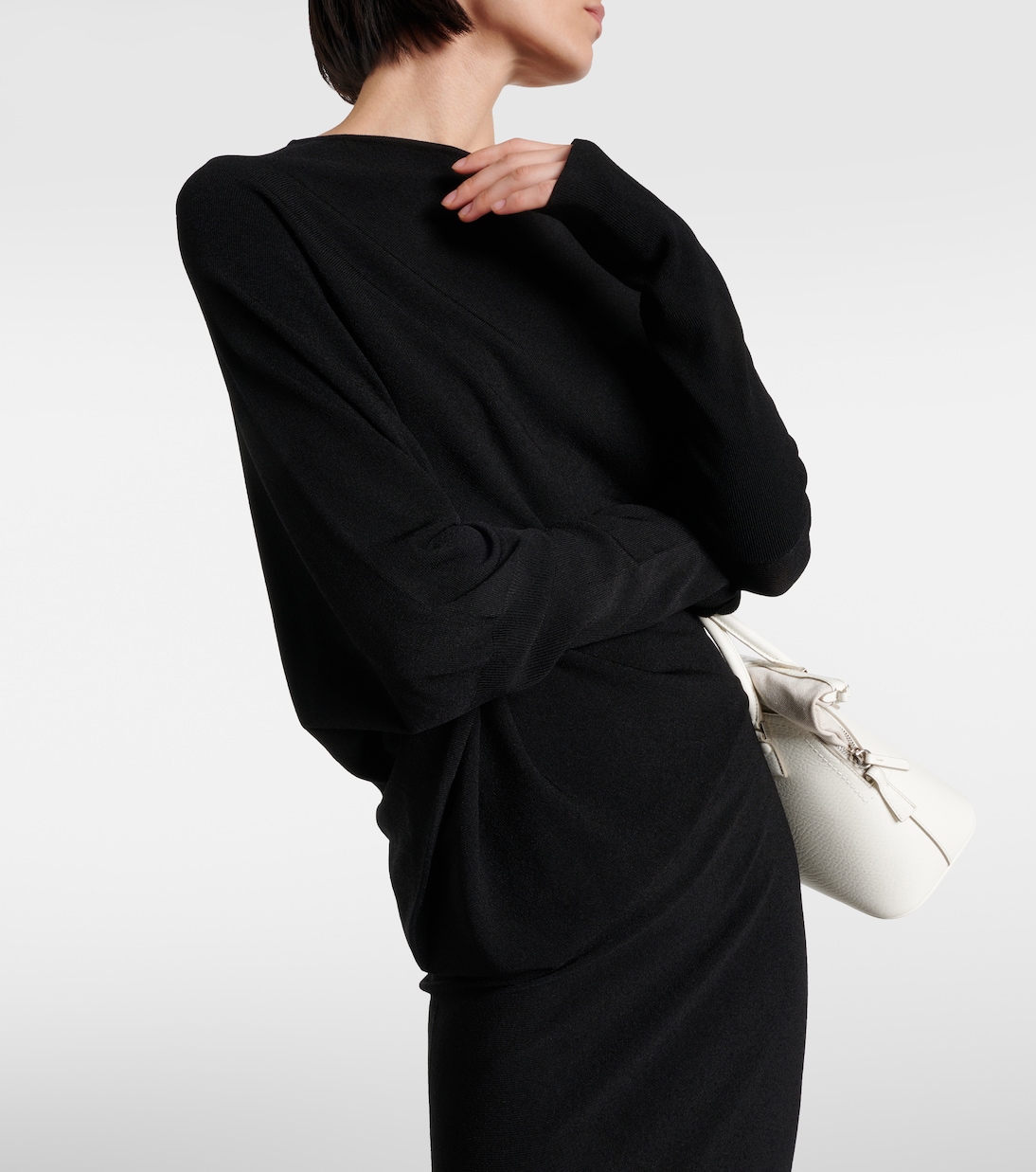 Vestido de jersey drapeado | Wolford