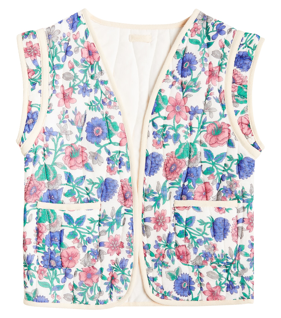 Chaleco Andres de algodón floral | Louise Misha