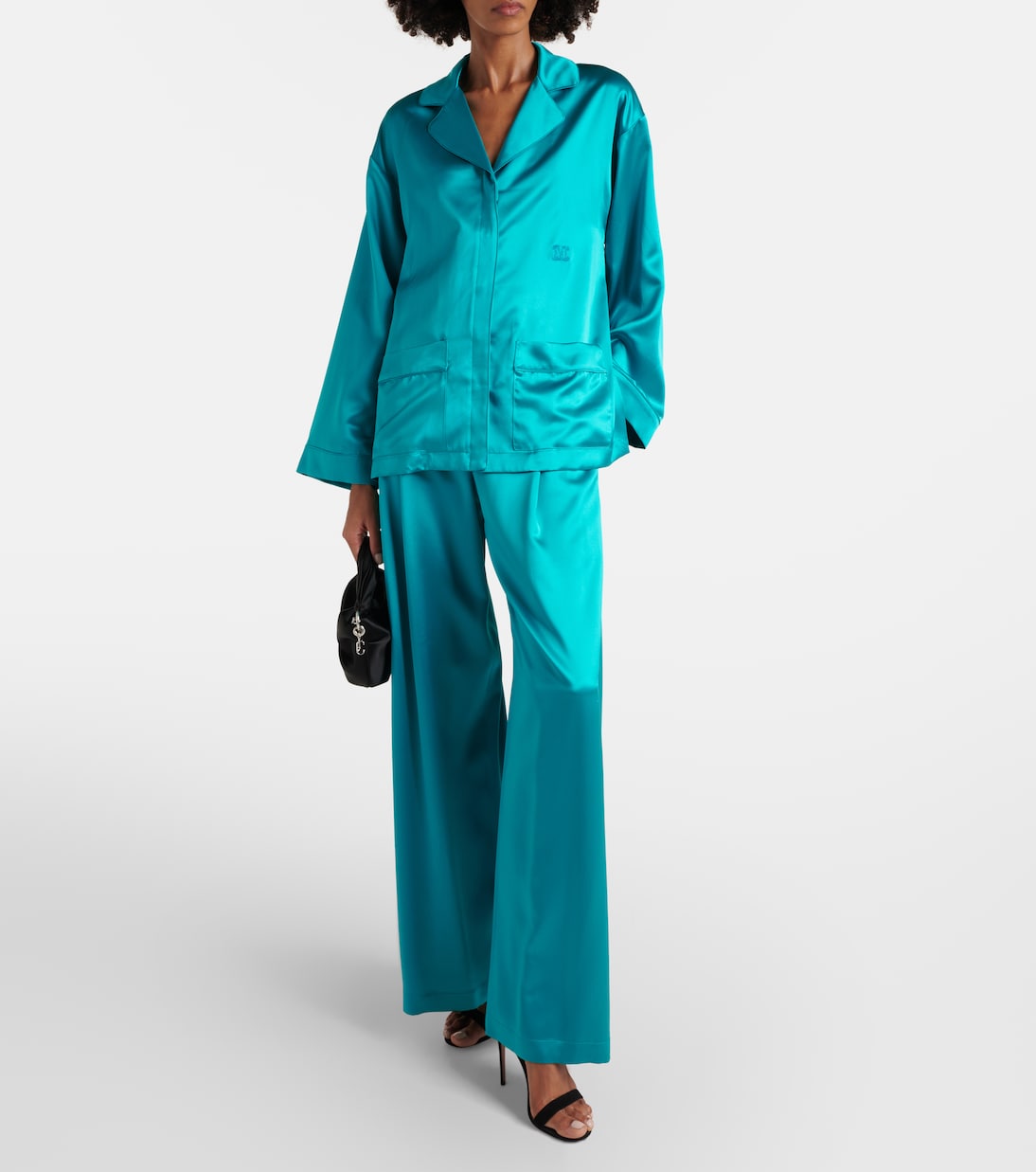 Pantalon ample Elegante Fiesta en soie | Max Mara