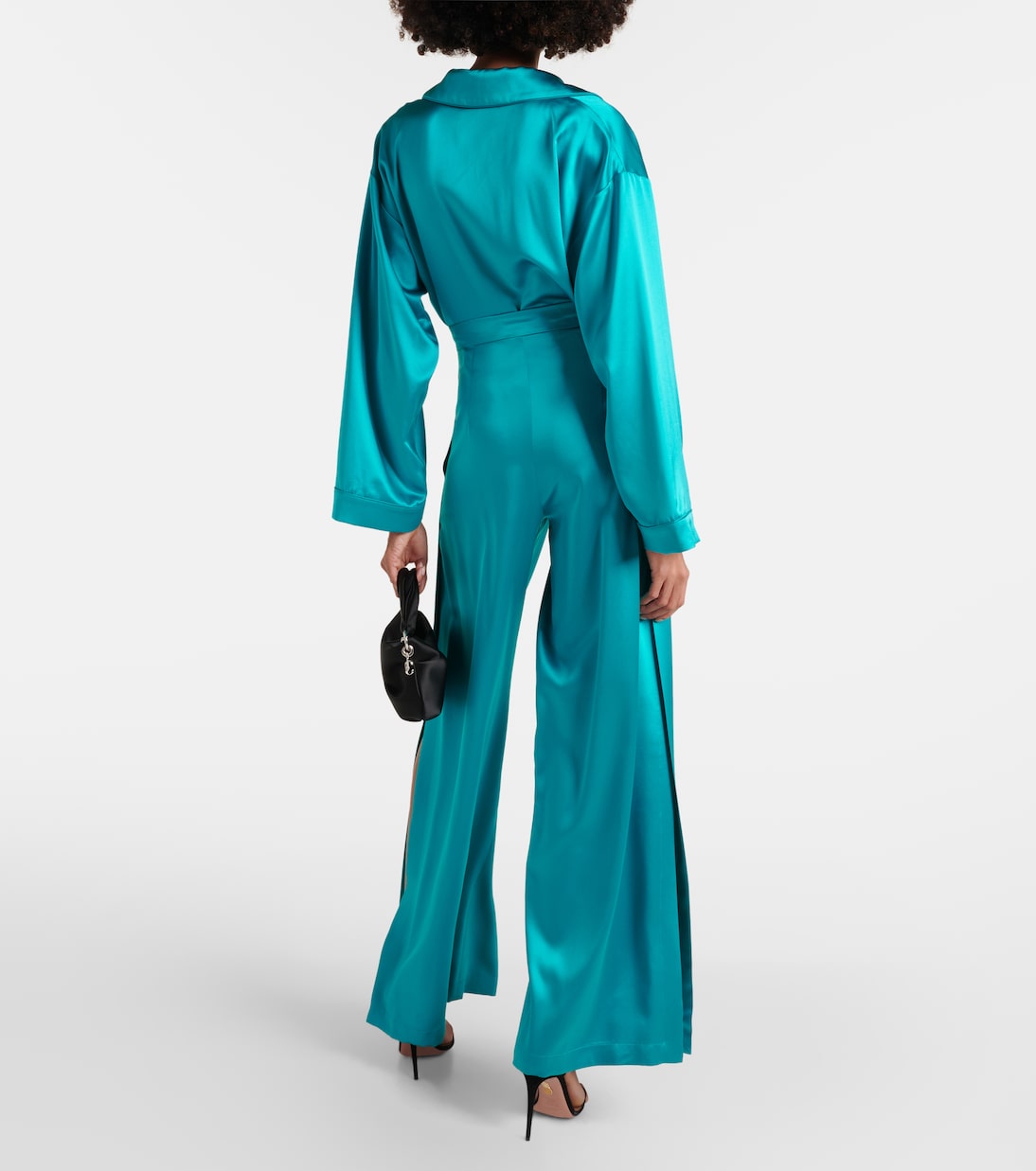Pantalon ample Elegante Fiesta en soie | Max Mara