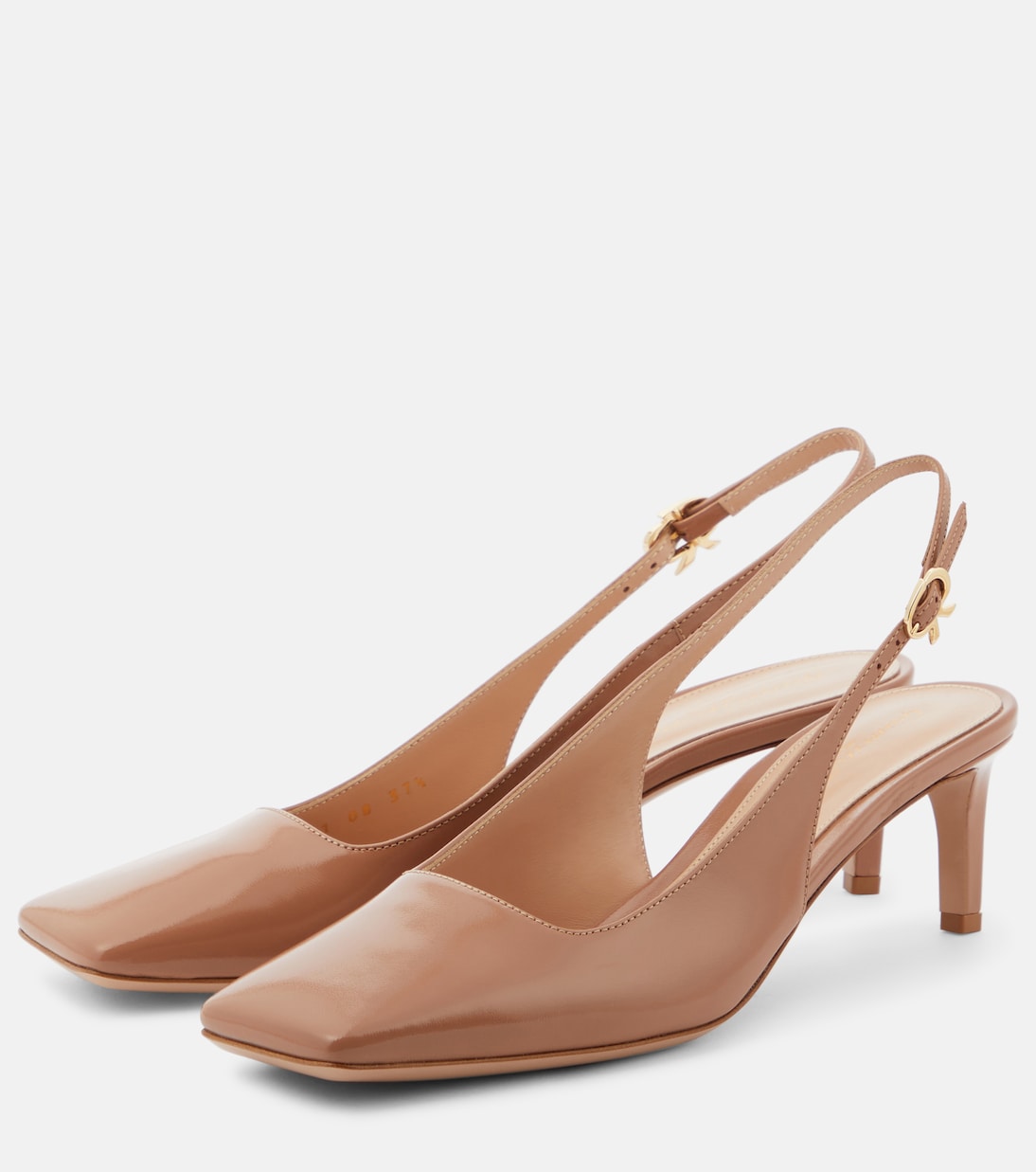 Patent leather slingback pumps | Gianvito Rossi