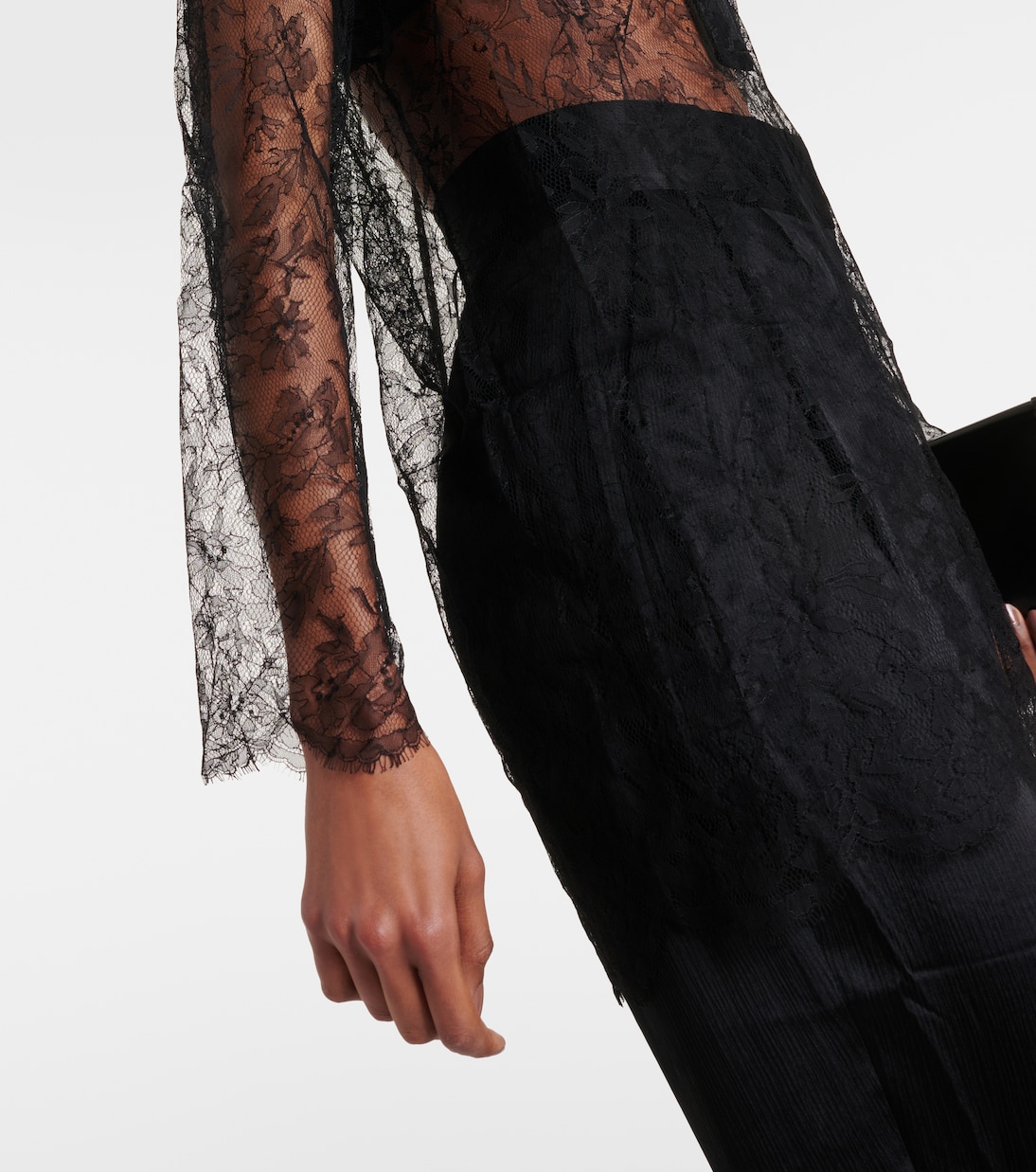 Lucie floral lace silk top | Tove