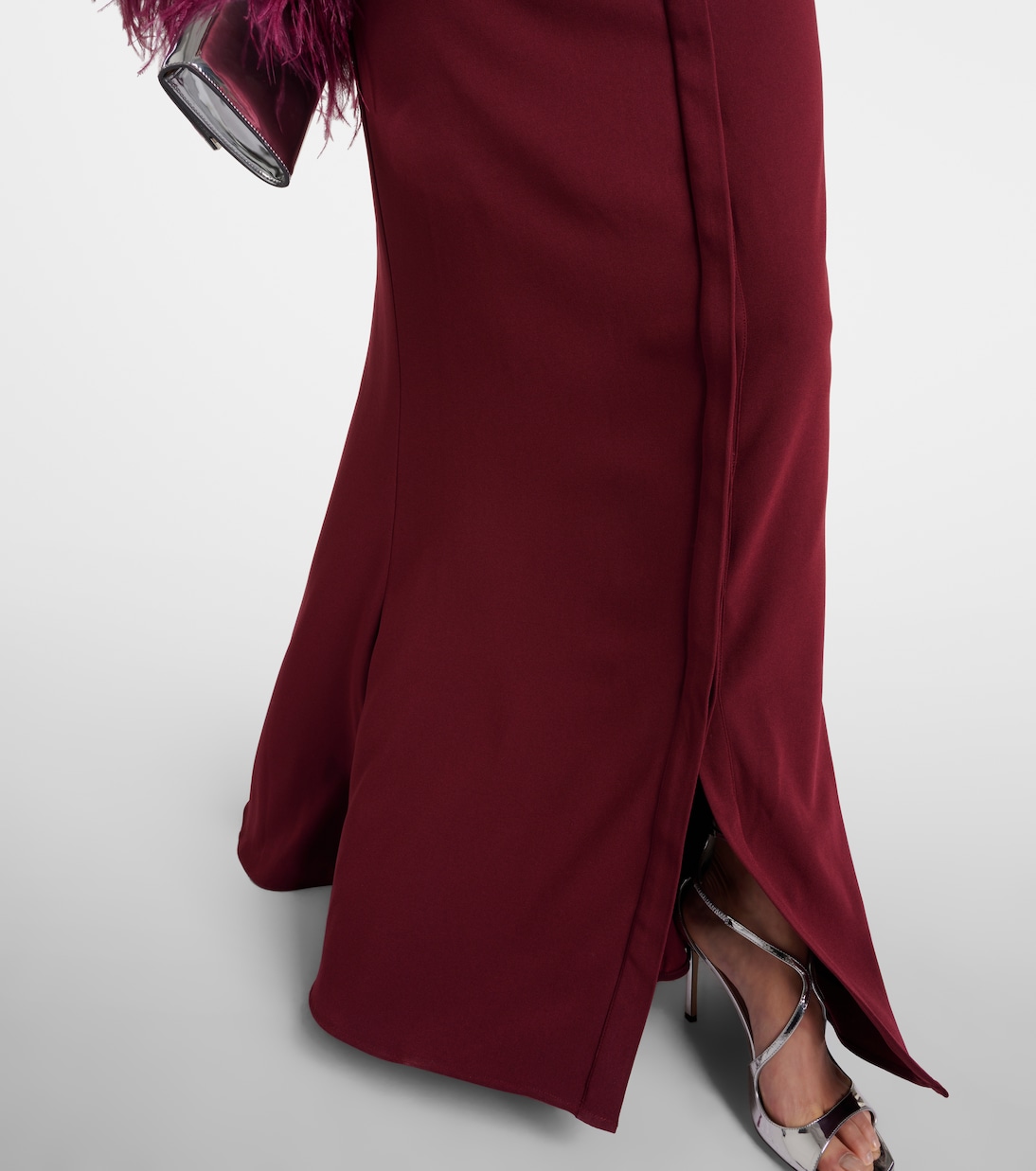 Vestido camisero de crepé satén | Roland Mouret