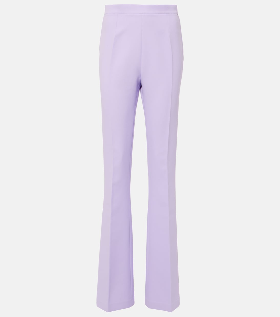 Pantalones flared Alexa de crepé | Safiyaa