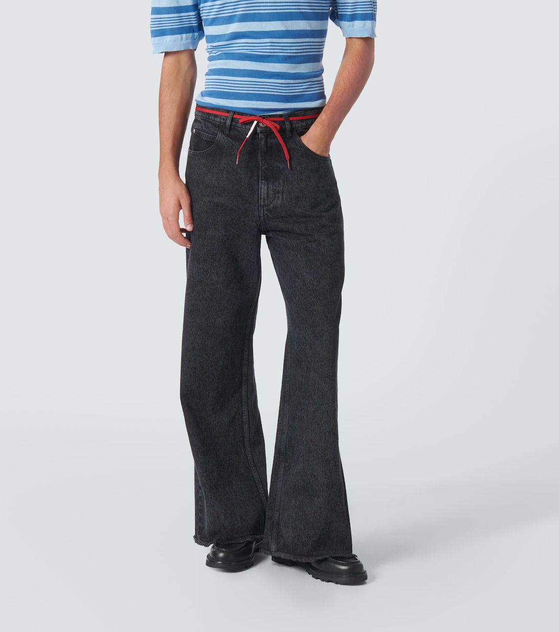 Jeans anchos de tiro bajo | Marni