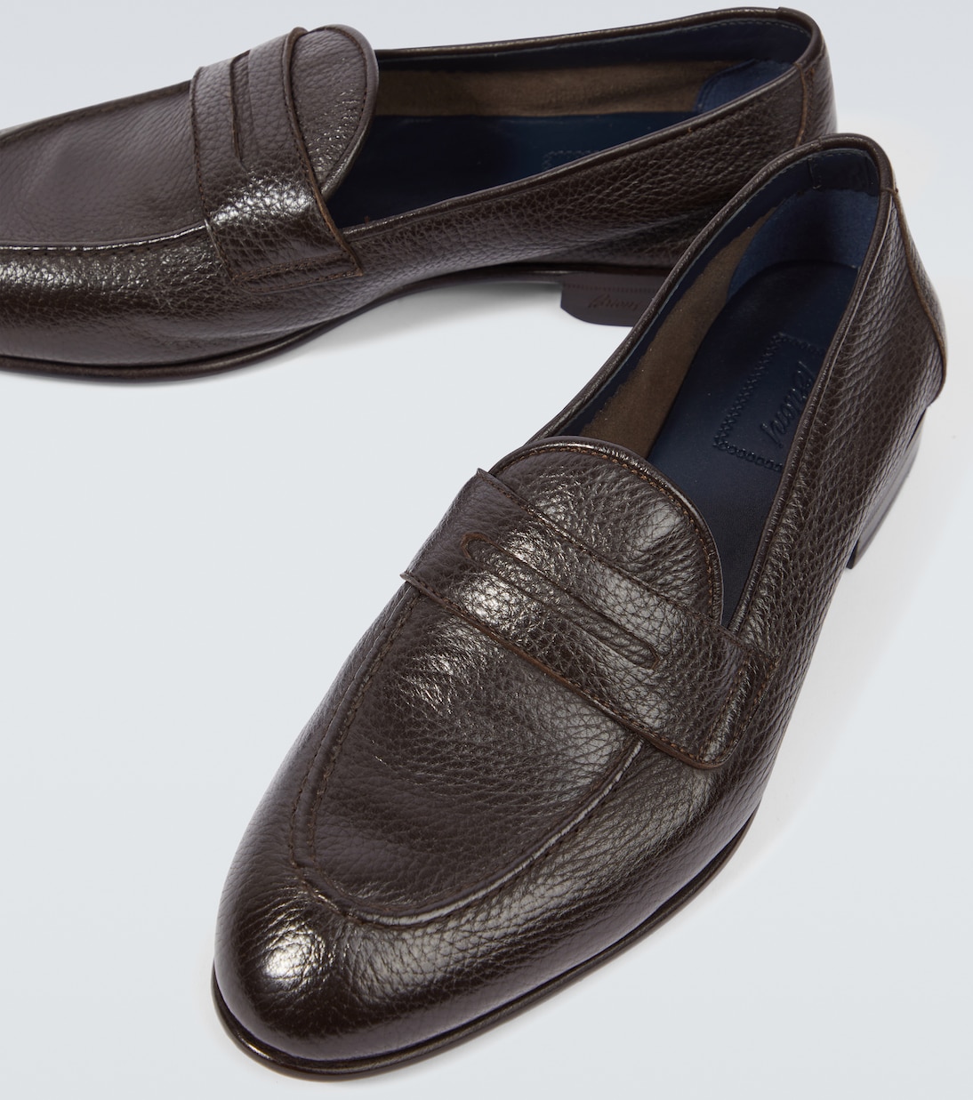 Mocasines de piel granulada | Brioni