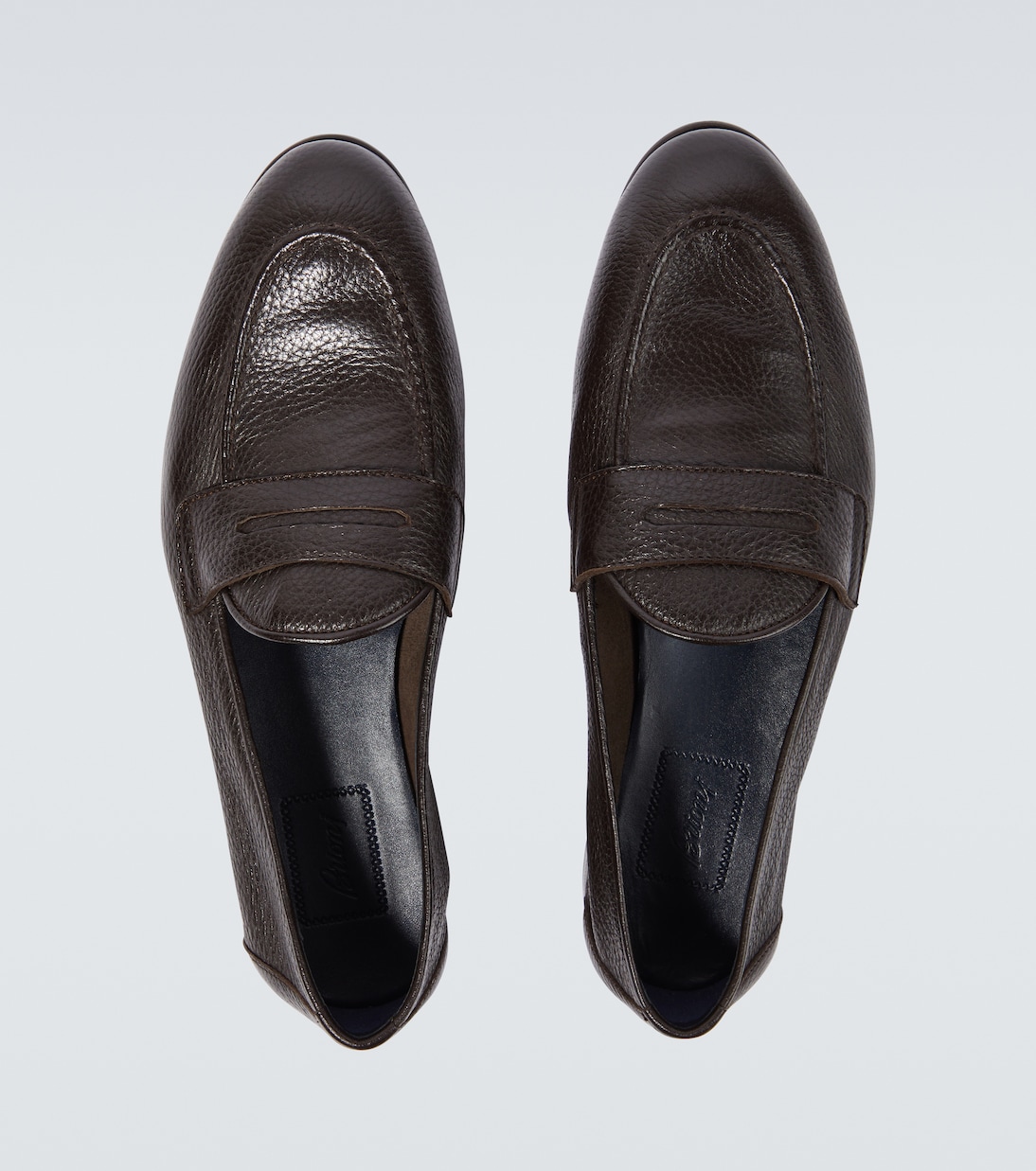 Mocasines de piel granulada | Brioni