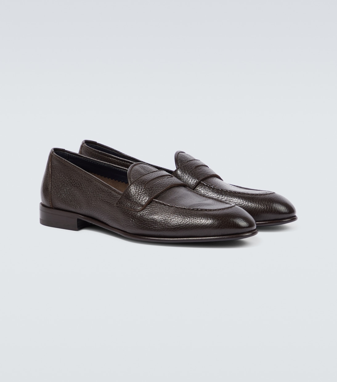 Mocasines de piel granulada | Brioni