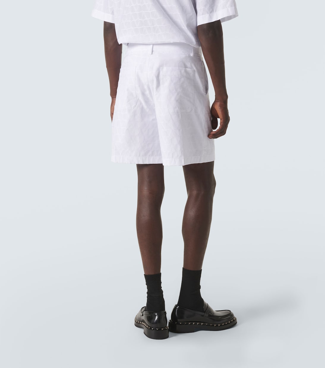 Short en jacquard de coton | Valentino