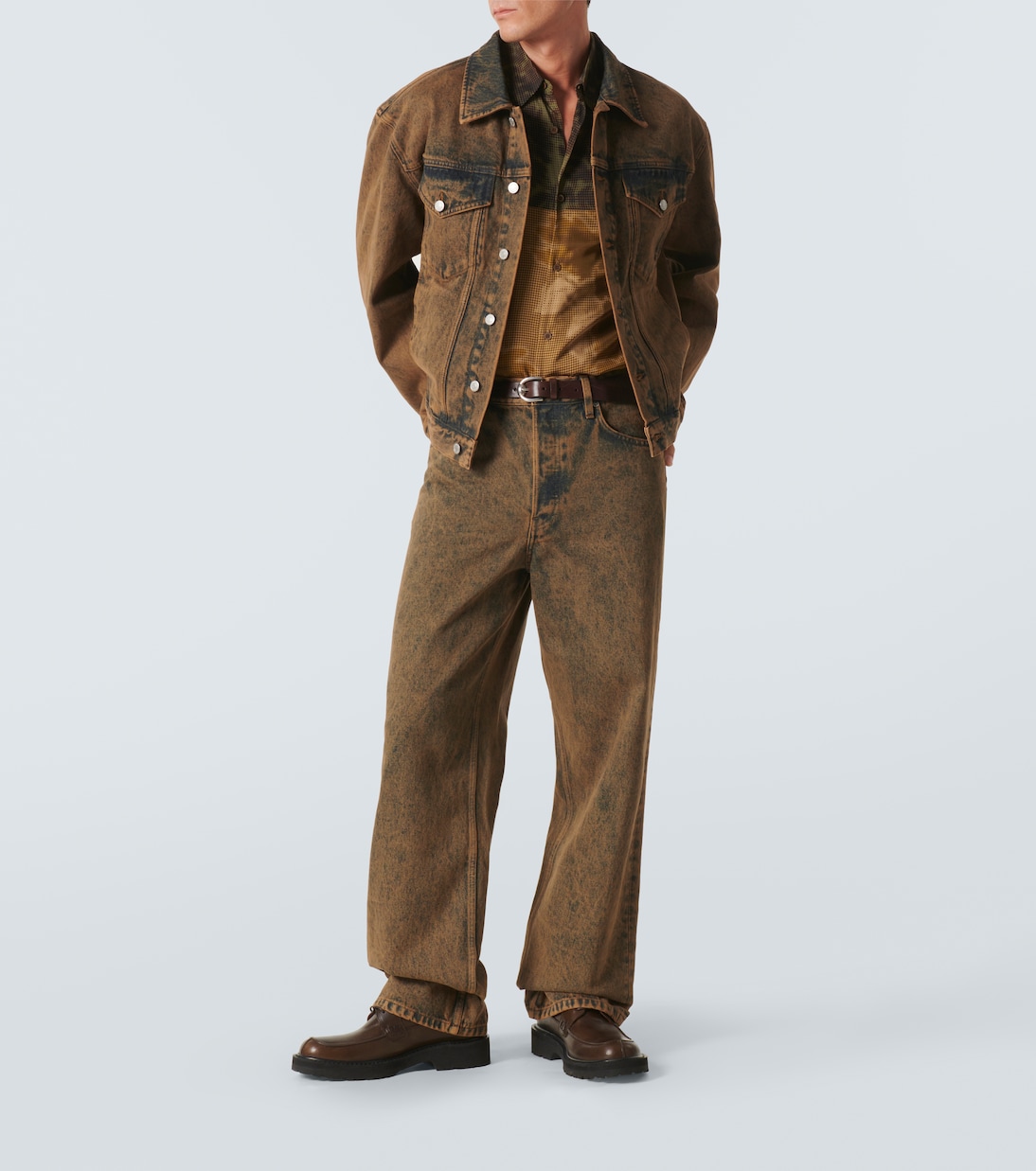 Distressed denim jacket | Dries Van Noten