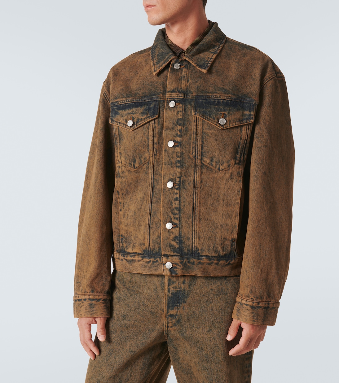 Distressed denim jacket | Dries Van Noten