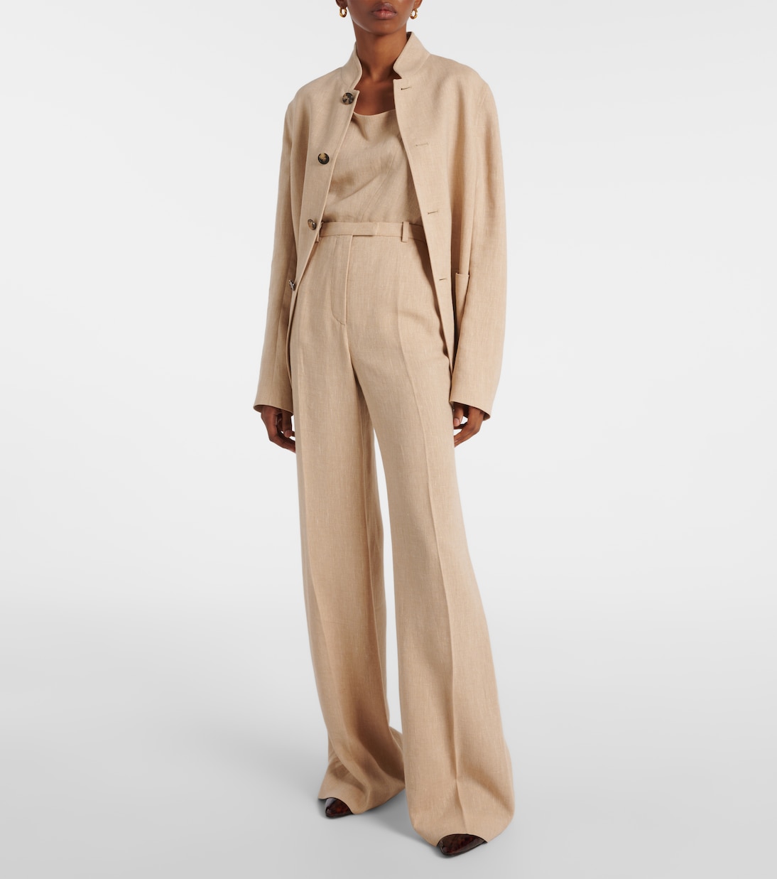 Spagna linen crêpe jacket | Loro Piana