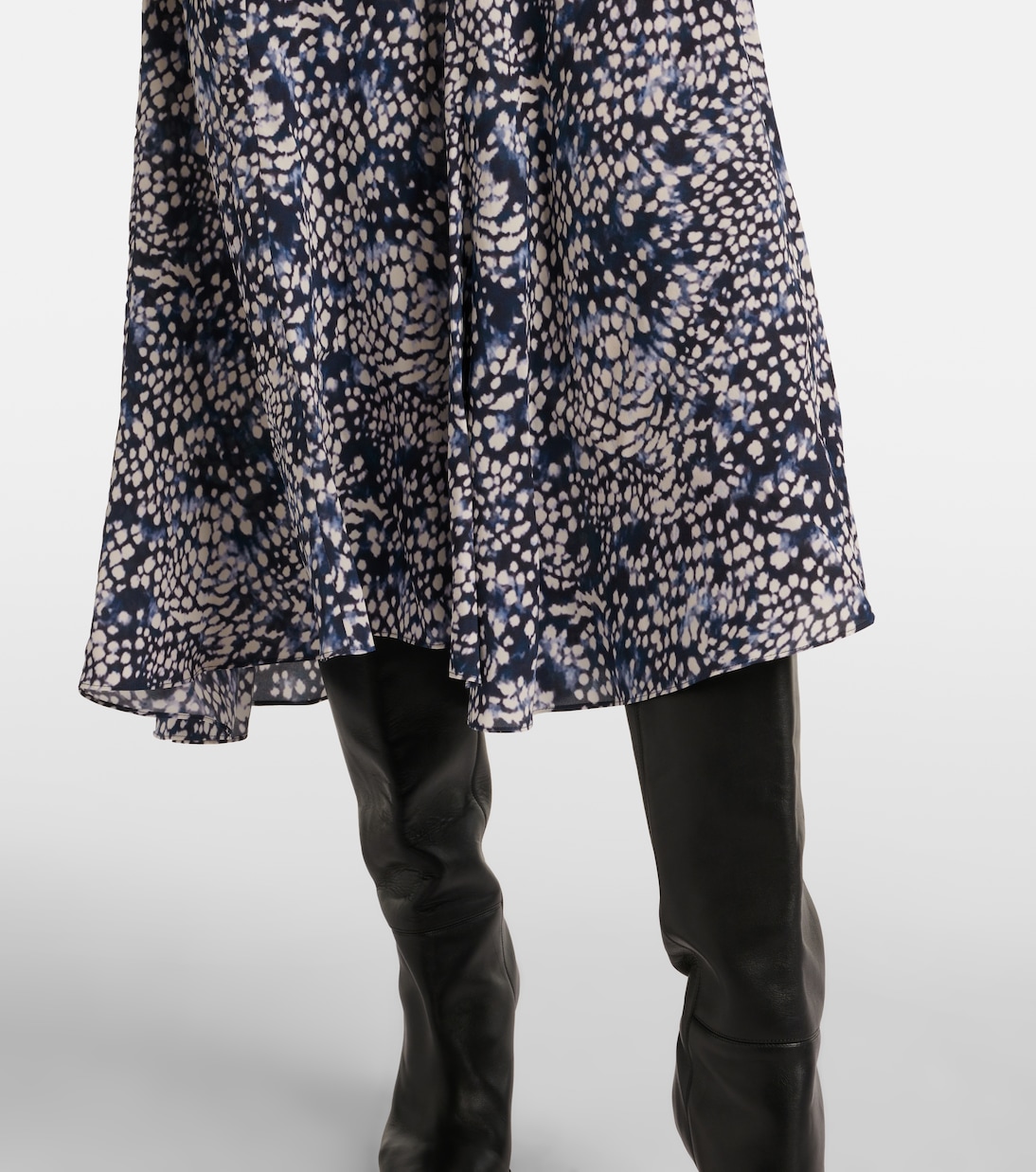 Hortensia printed crêpe de chine midi skirt | Isabel Marant