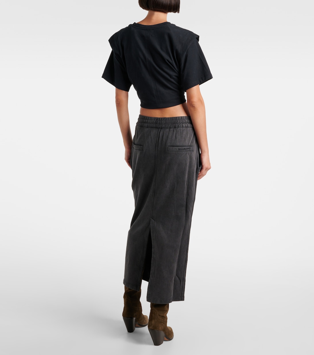 Midirock Noreen aus Baumwoll-Jersey | Marant Etoile