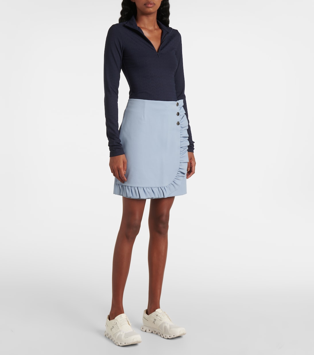 Minirock aus Twill | Tory Sport