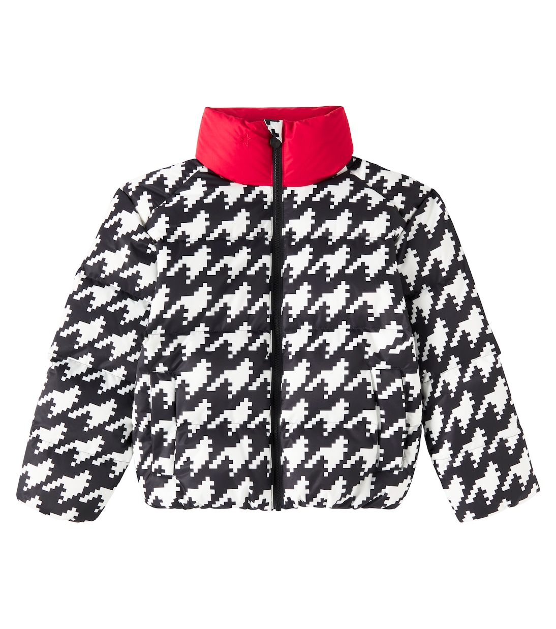 Nuuk houndstooth down ski jacket | Perfect Moment Kids