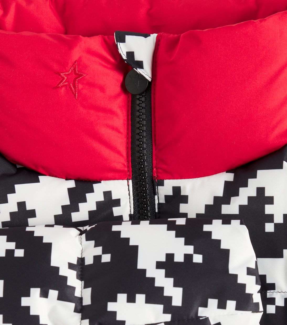 Nuuk houndstooth down ski jacket | Perfect Moment Kids