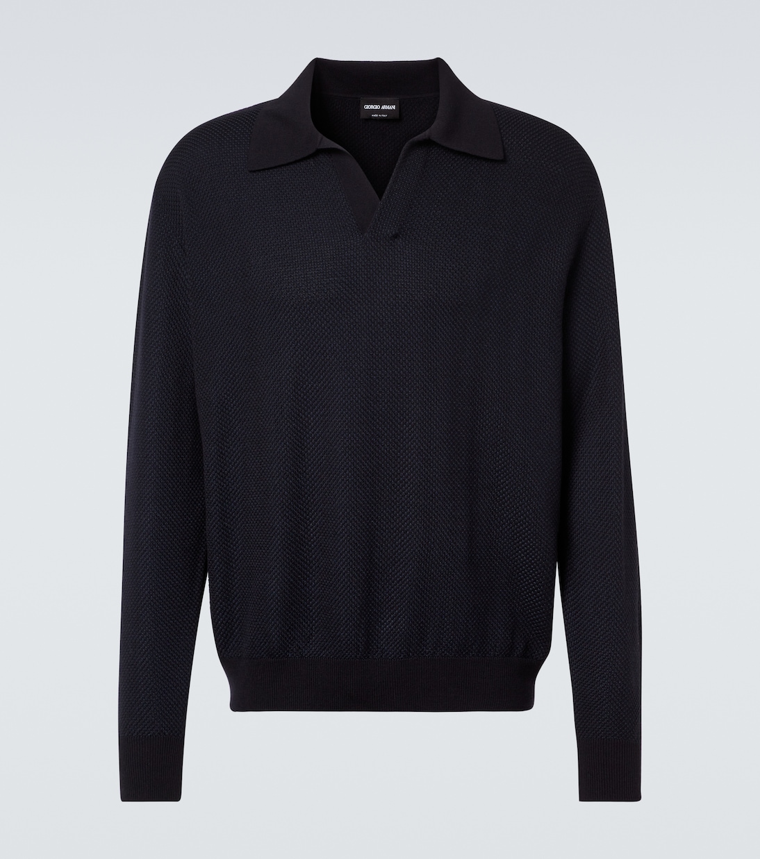 Polopullover aus einem Wollgemisch | Giorgio Armani