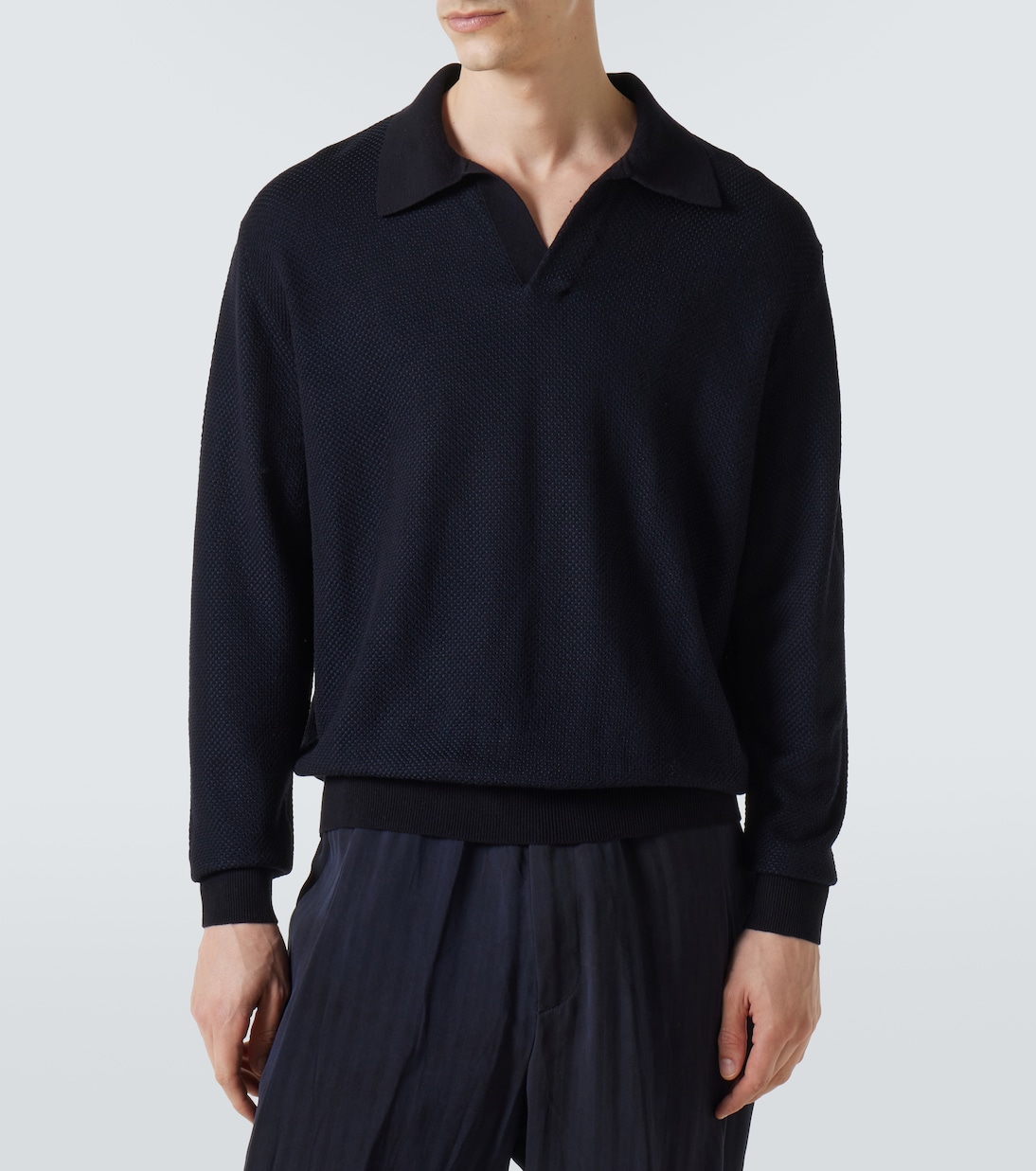 Polopullover aus einem Wollgemisch | Giorgio Armani