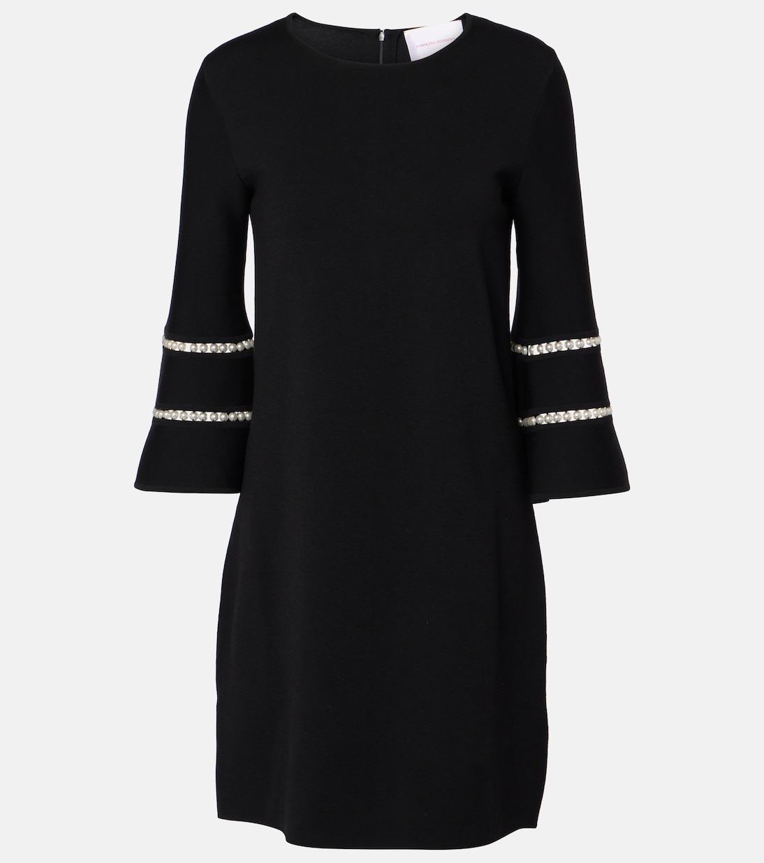 Embellished wool-blend minidress | Carolina Herrera