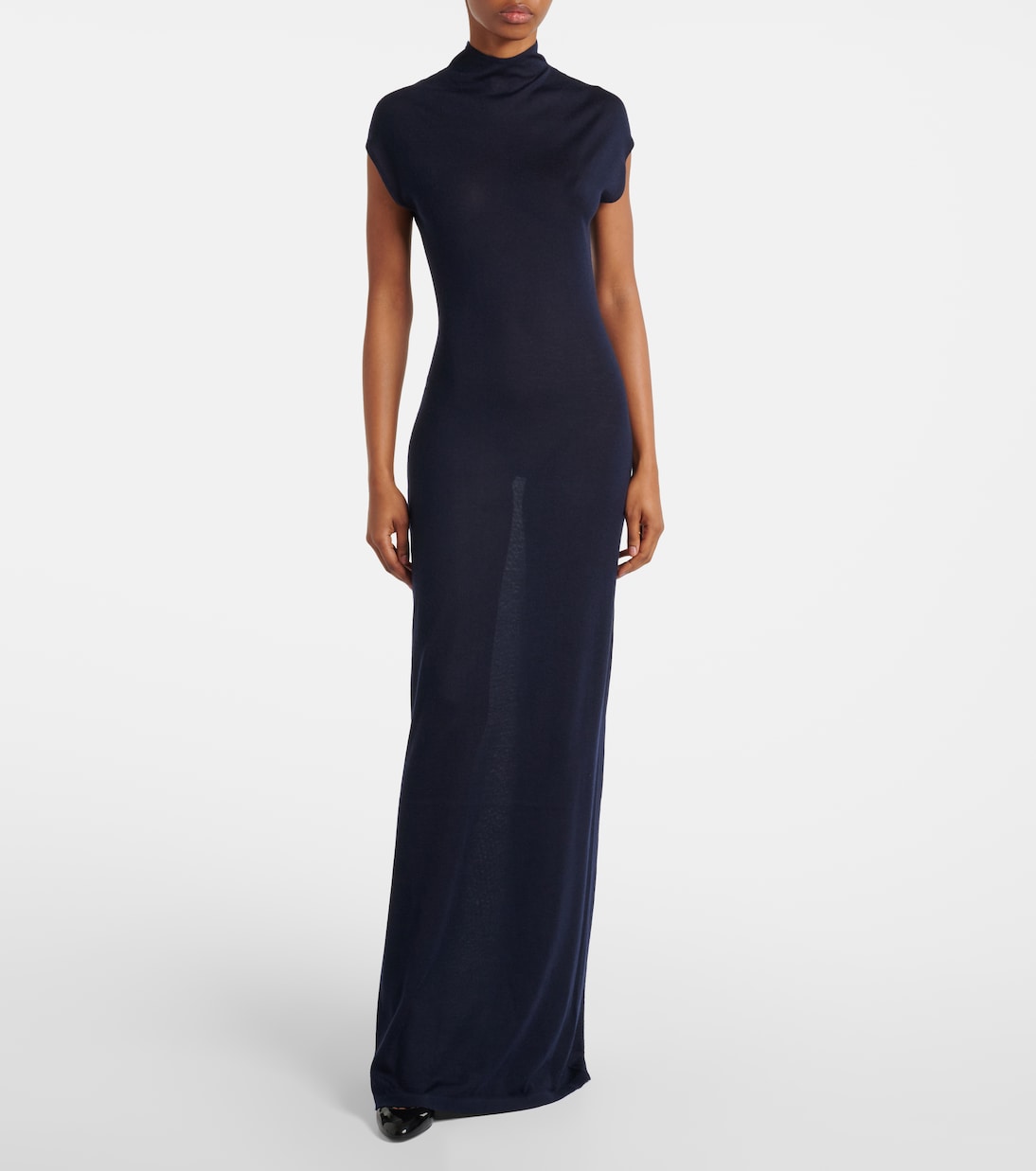 Vestido largo de cachemir | Alaïa
