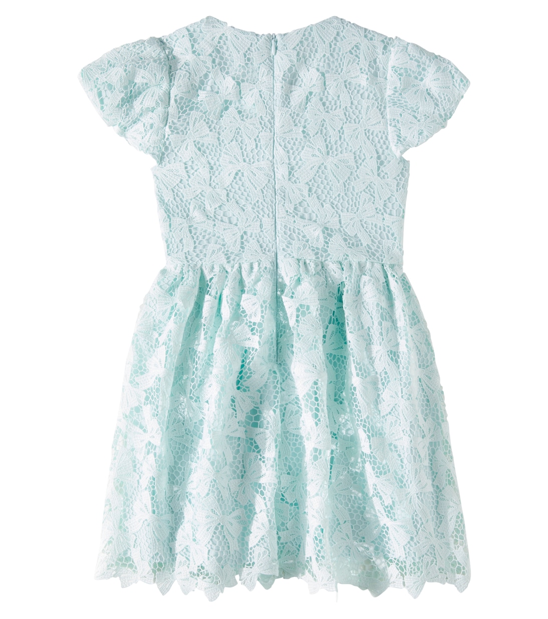 Vestido de encaje con lazo | Self-Portrait Kids