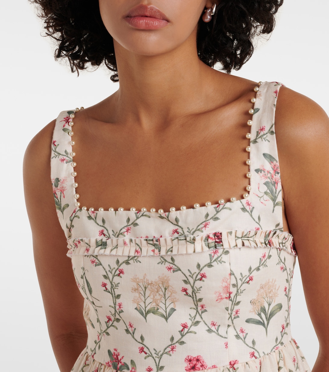 Minikleid Barbara aus Leinen | Agua by Agua Bendita