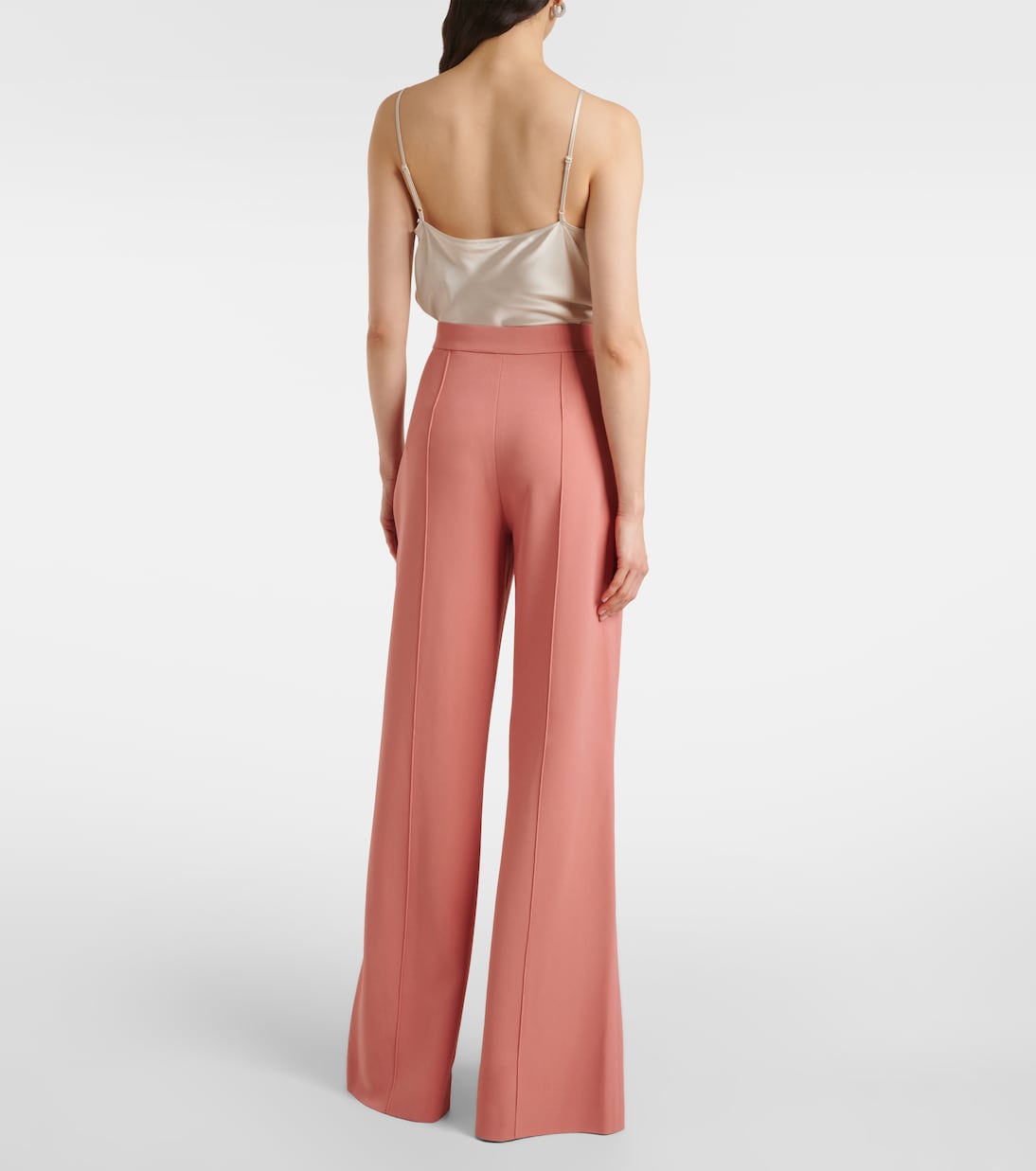High-rise cady flared pants | Elie Saab