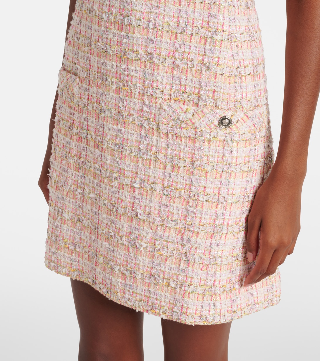 Abito corto in tweed | Versace