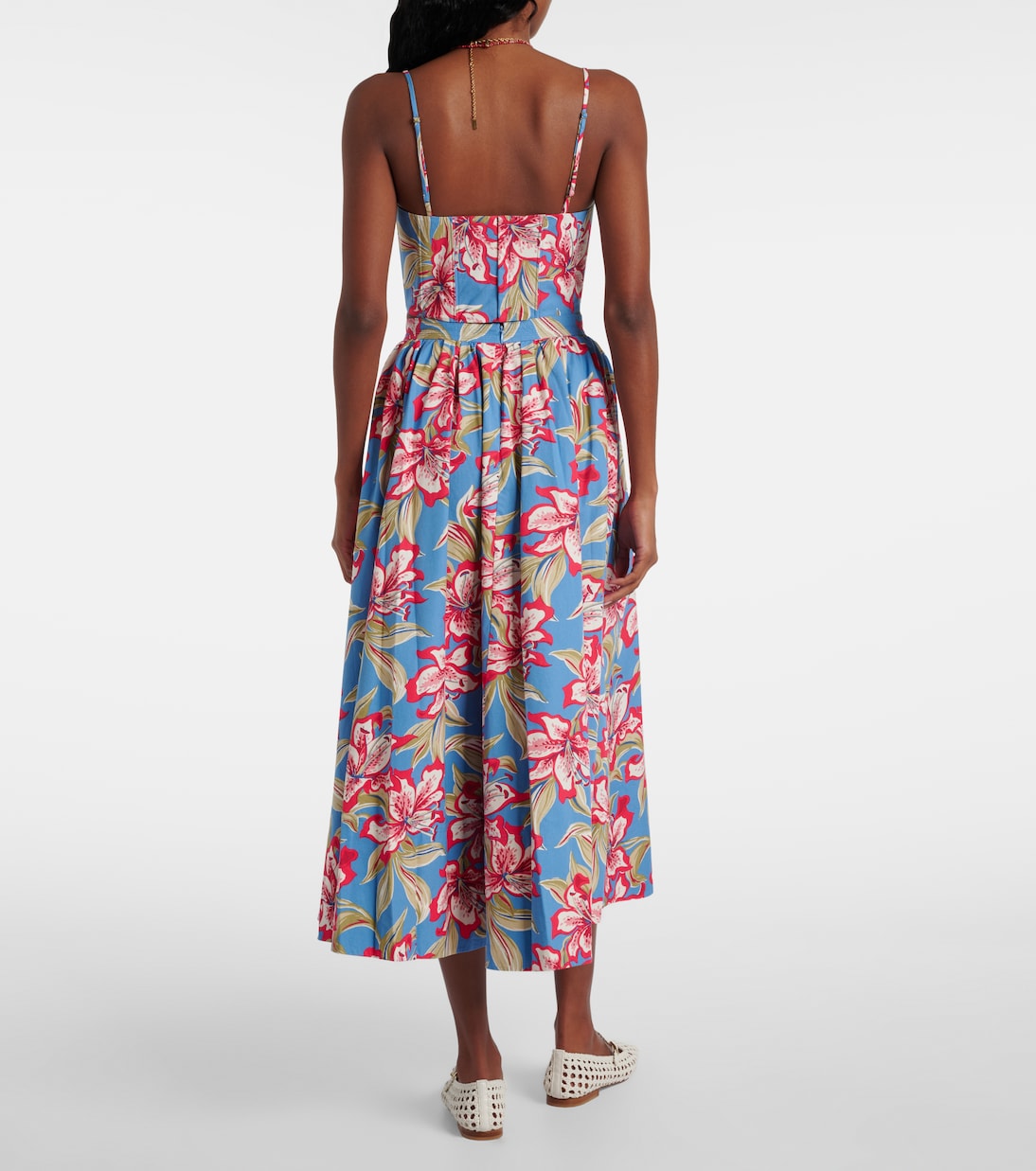 Bustier cropped in cotone con stampa | Polo Ralph Lauren