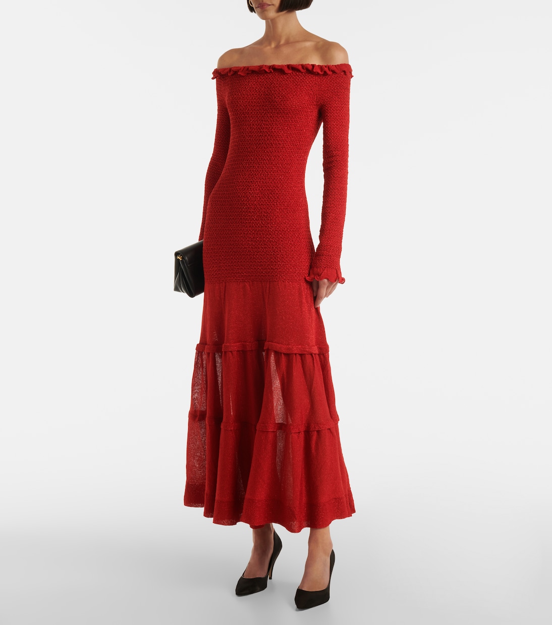 Off-Shoulder-Maxikleid Polly aus Jersey | Altuzarra