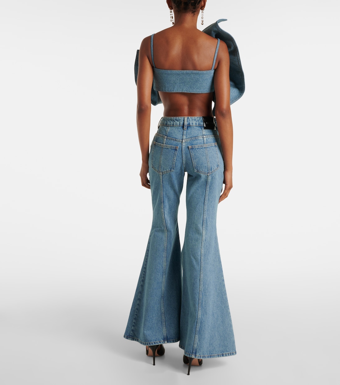 Top di jeans con fiocco | Nina Ricci