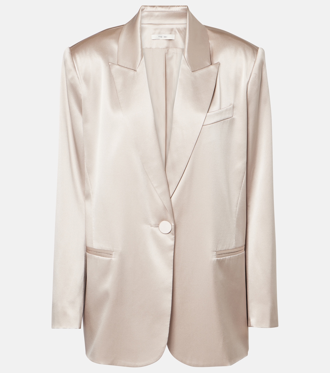 Blazer oversize in raso di seta | The Sei