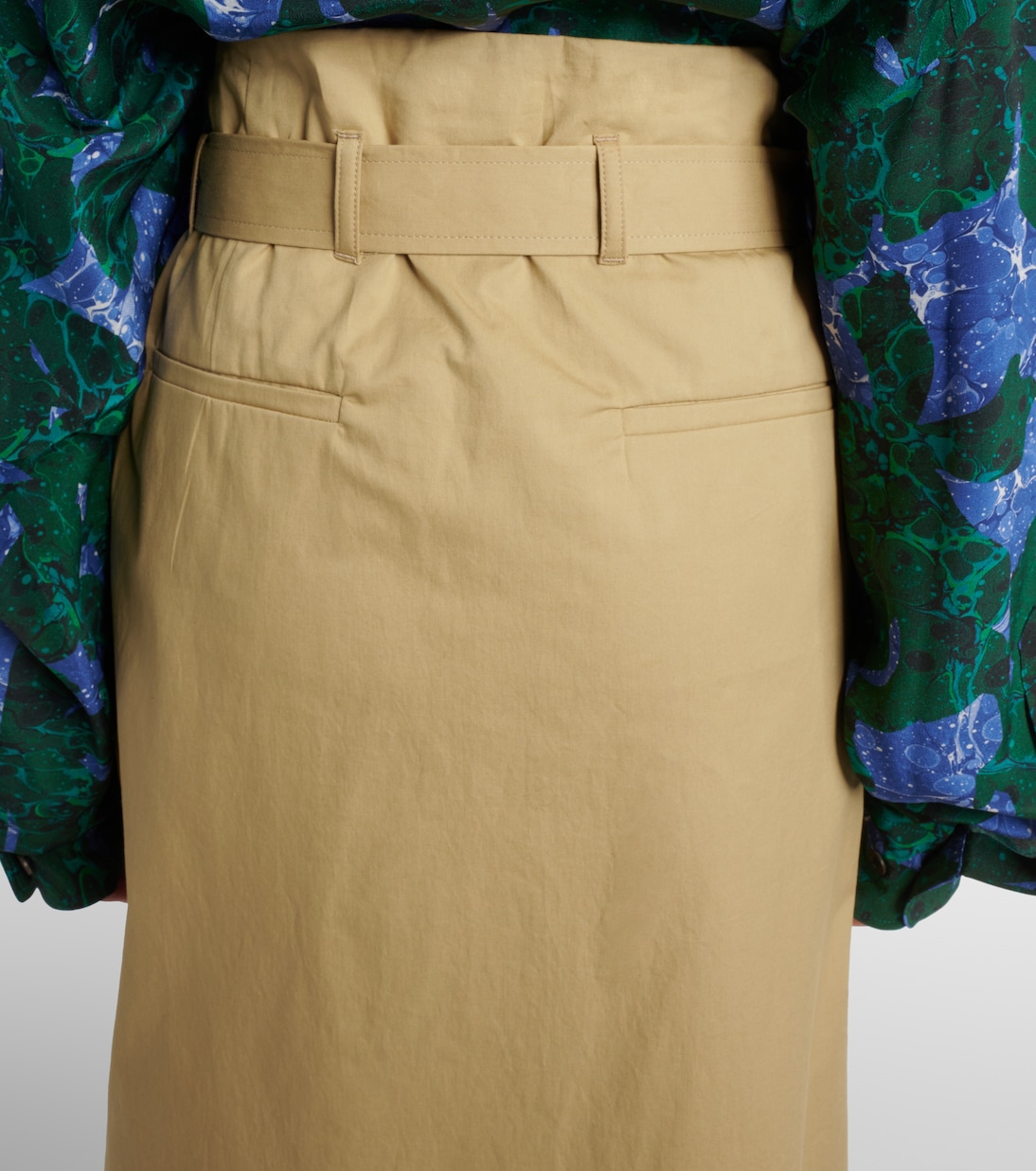 Jupe midi en coton | Dries Van Noten