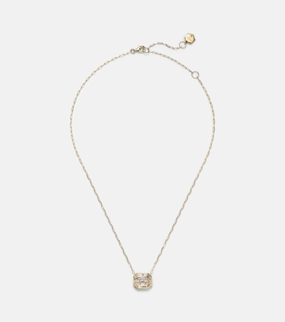 Halskette Illusion aus 18kt Gelbgold mit Diamanten | Shay Jewelry