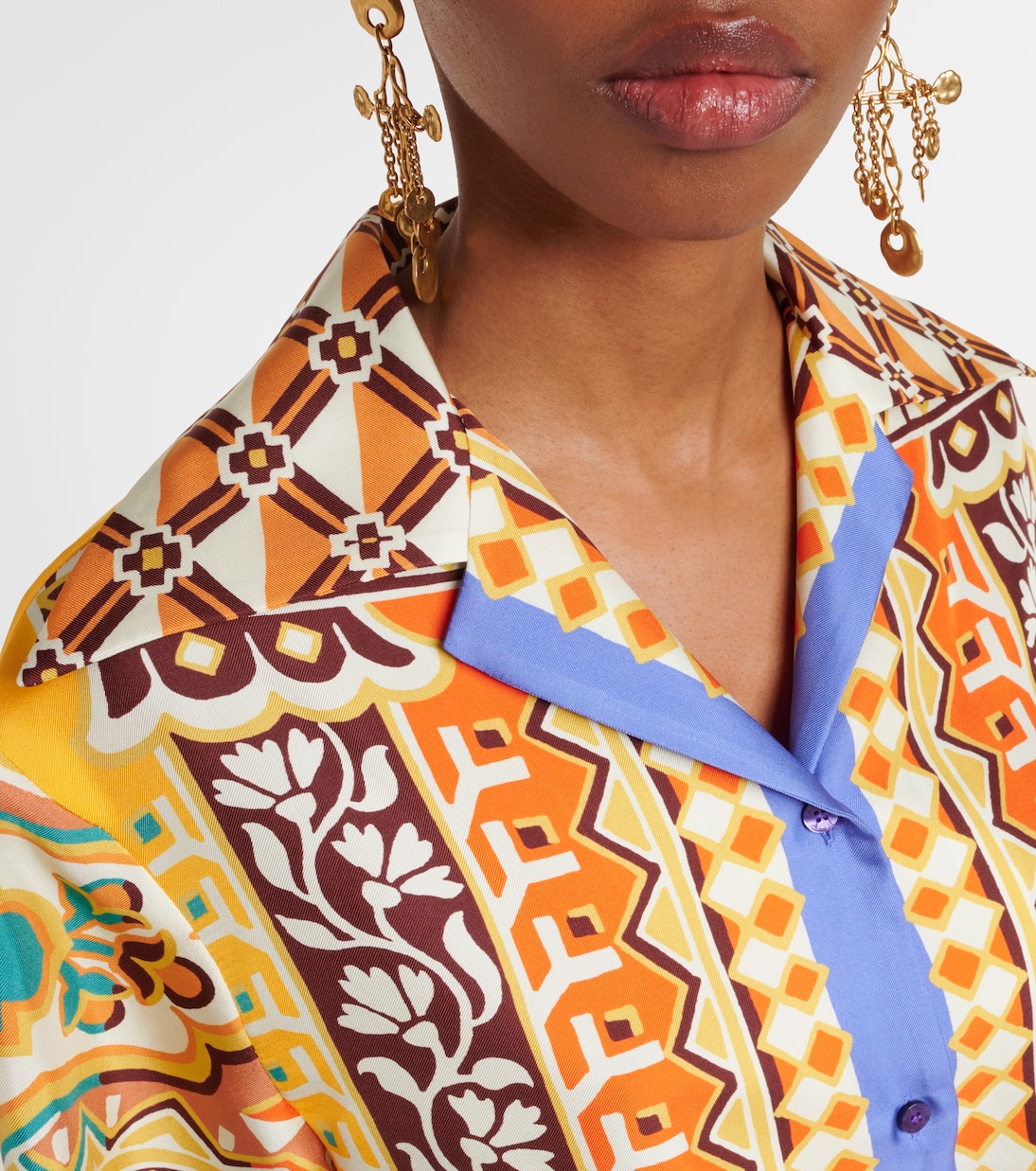 Printed silk shirt | Etro