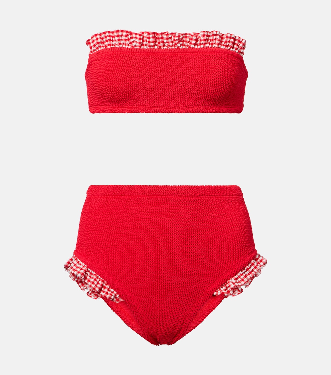 Peggy gingham bikini | Hunza G