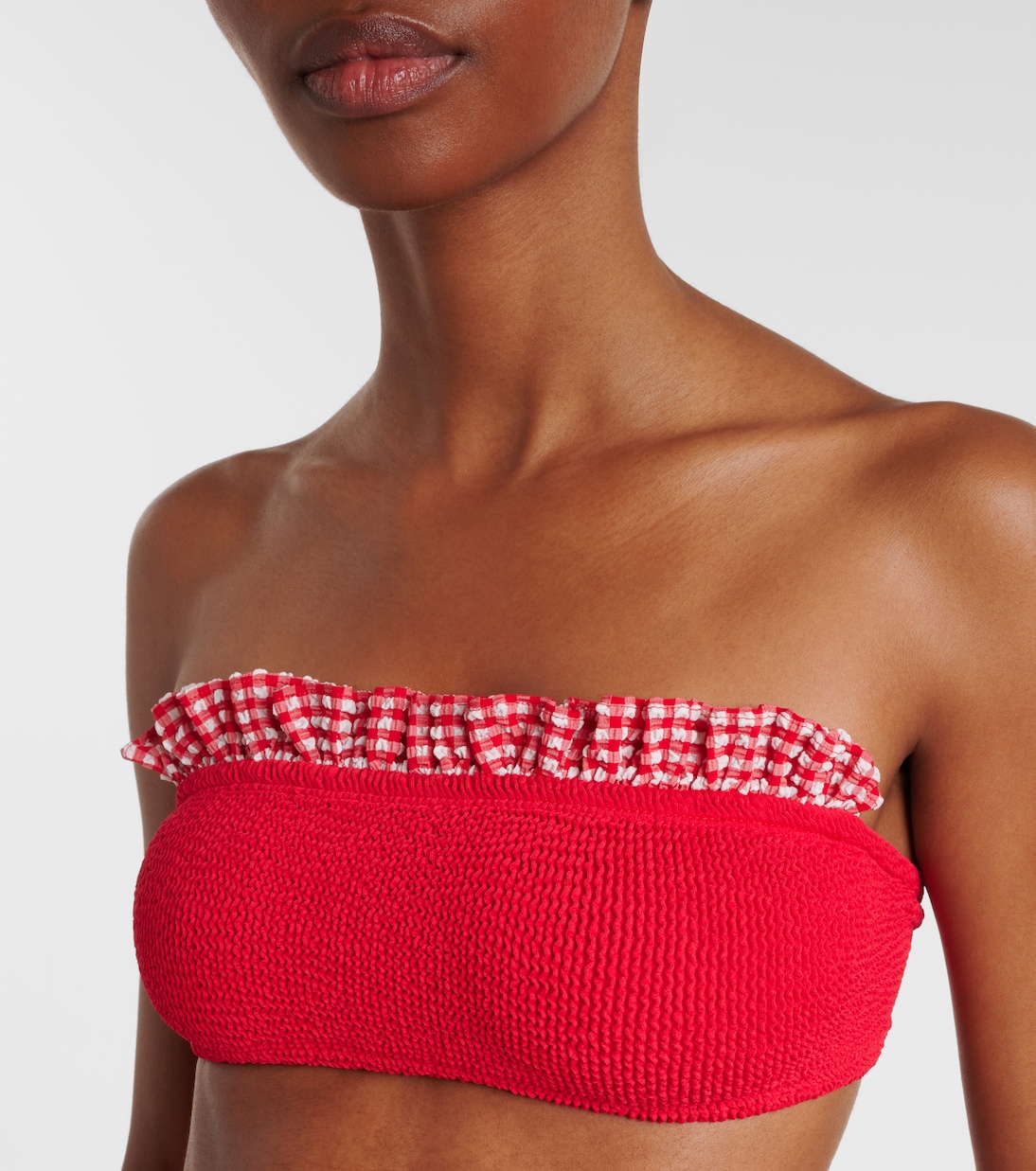Peggy gingham bikini | Hunza G