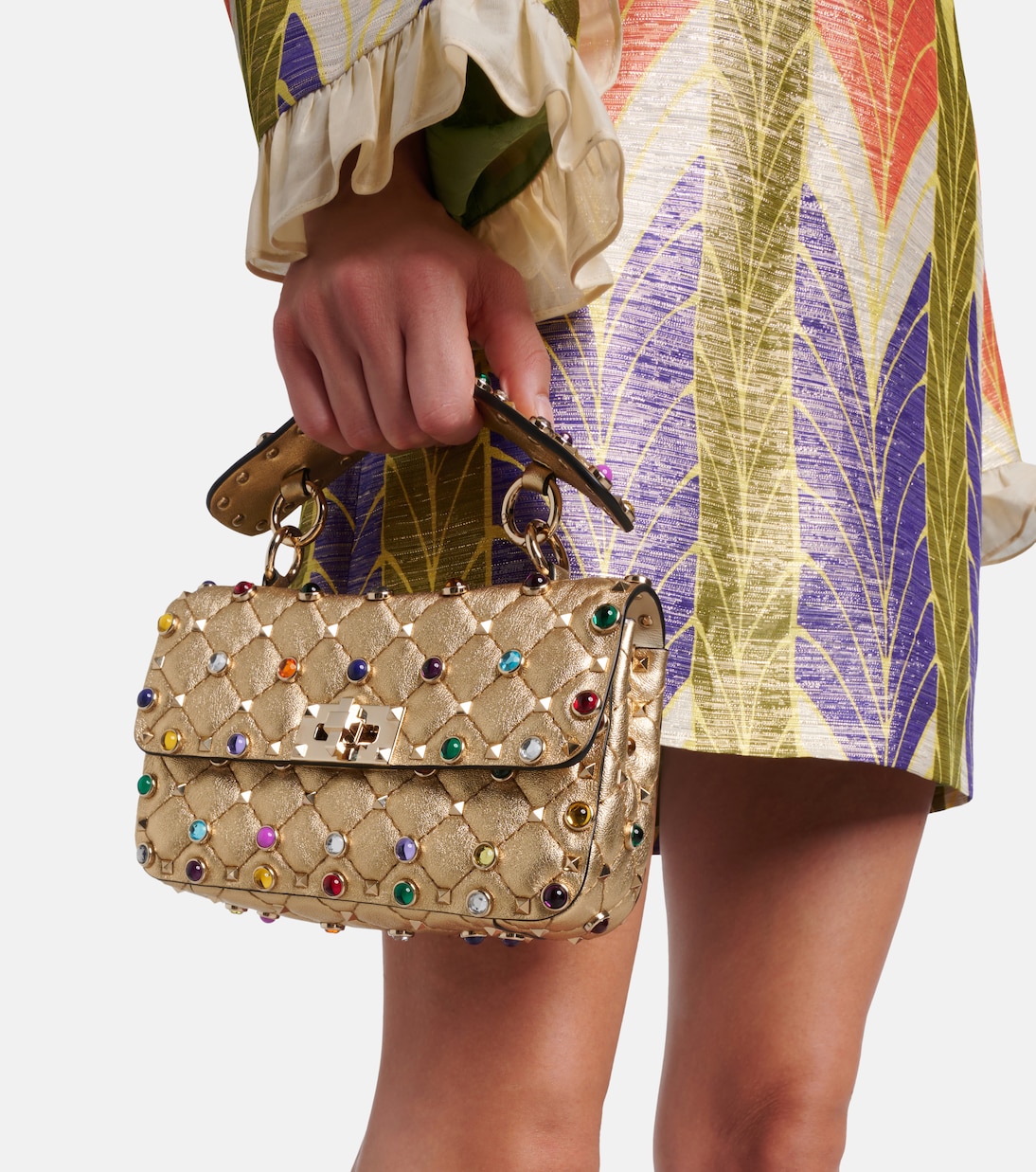 Rockstud Spike Small leather crossbody bag | Valentino Garavani