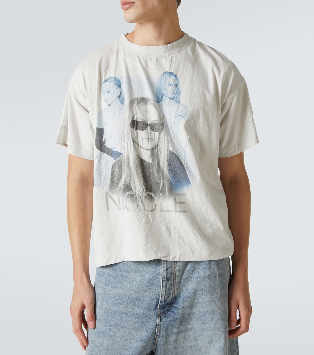 Camiseta Nicole en jersey de algodón | Balenciaga