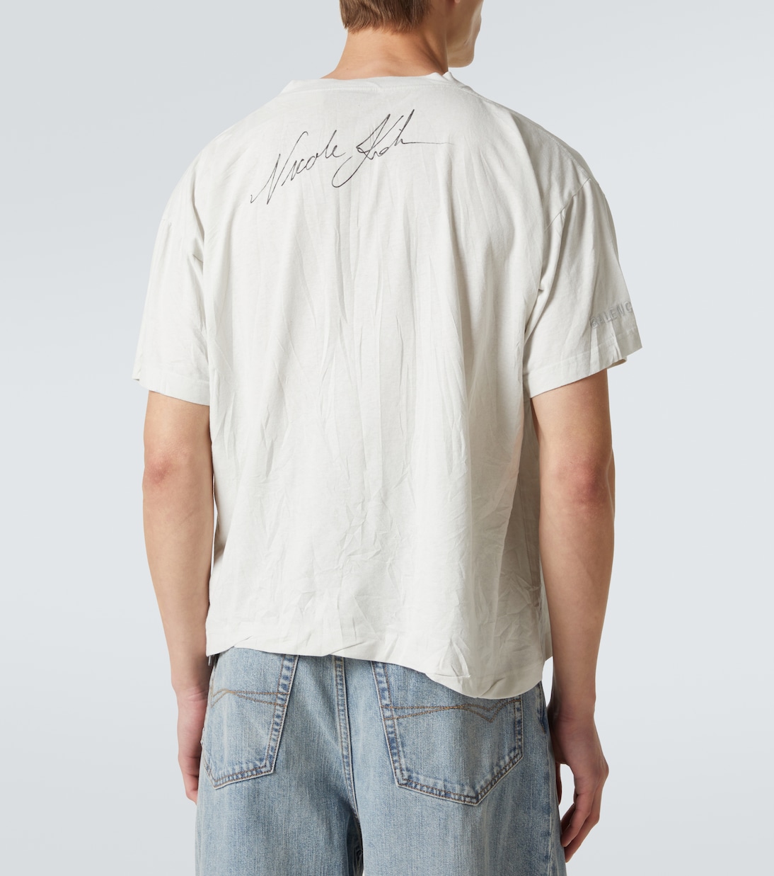 Camiseta Nicole en jersey de algodón | Balenciaga