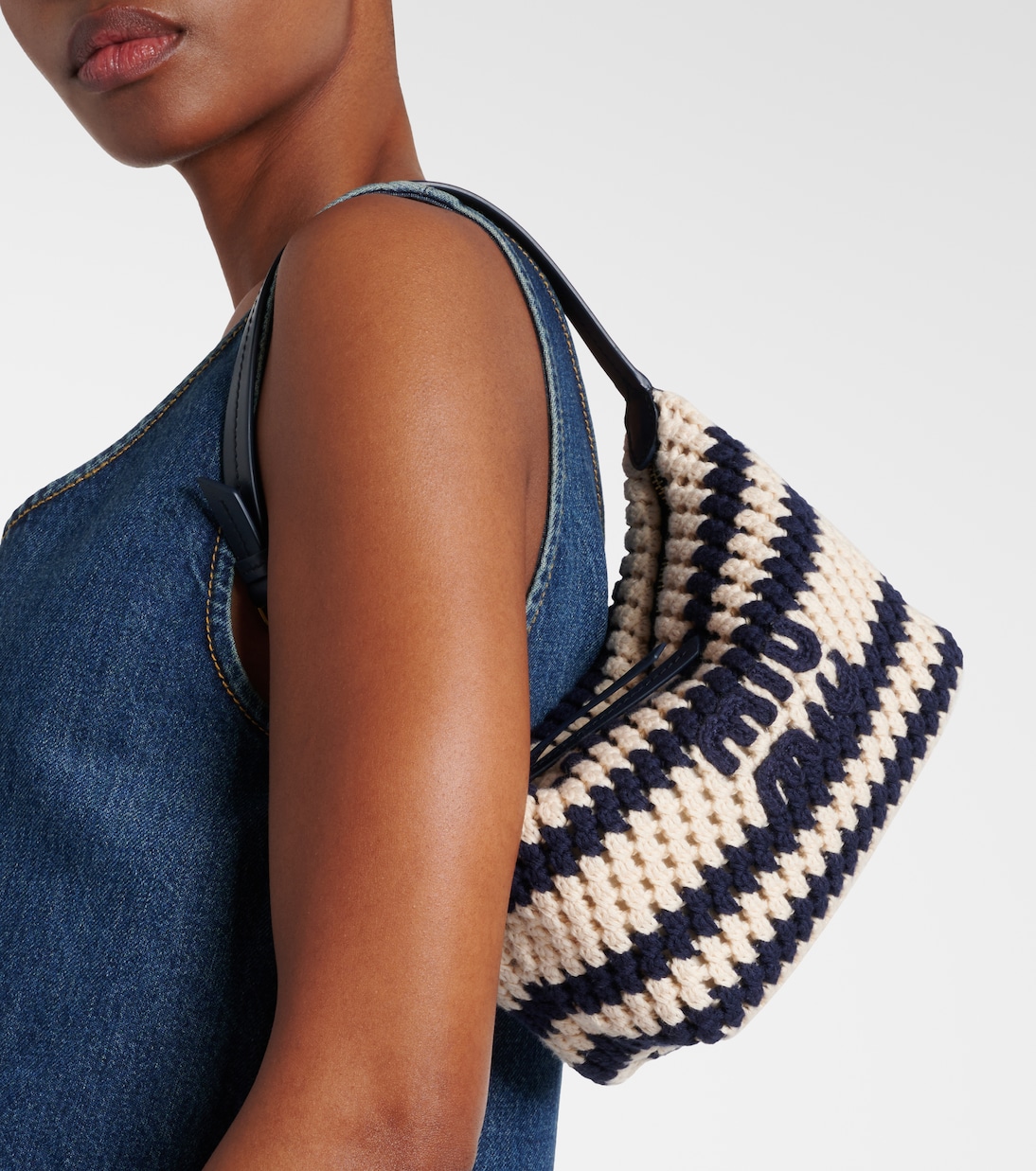 Sac en crochet à logo | Miu Miu