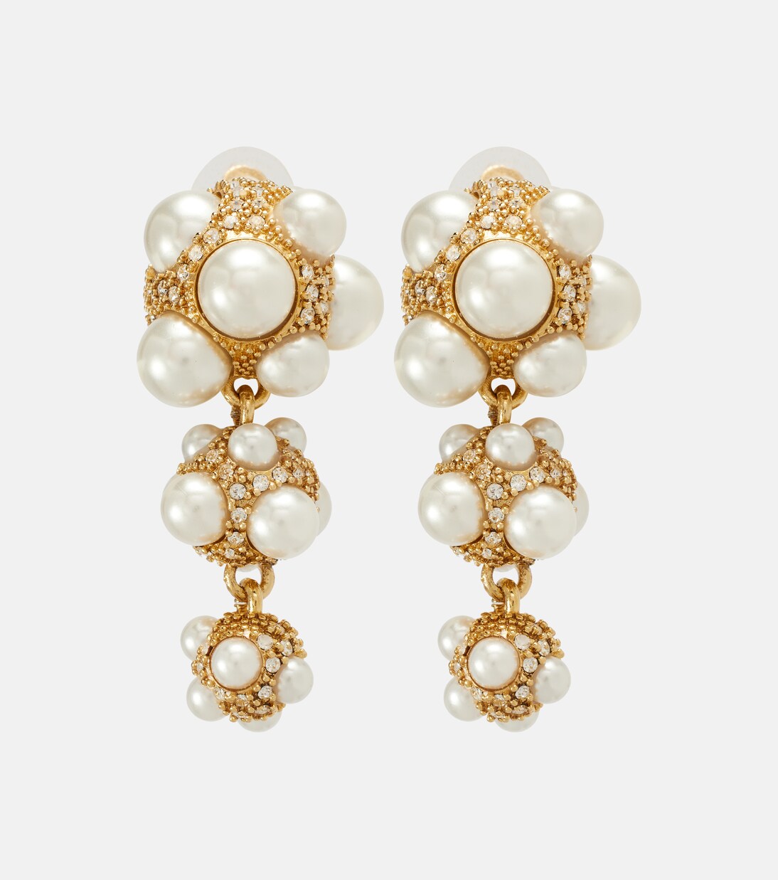 Embellished drop earrings | Oscar de la Renta