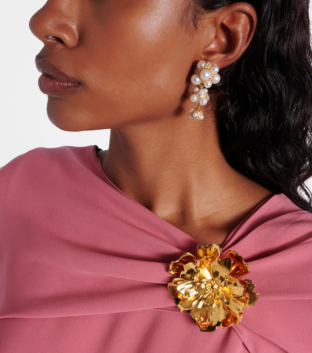 Embellished drop earrings | Oscar de la Renta