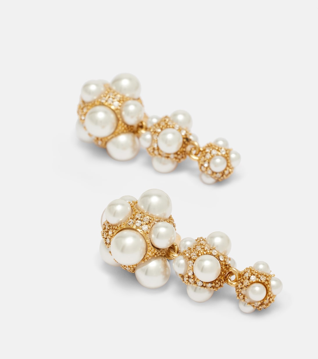 Embellished drop earrings | Oscar de la Renta