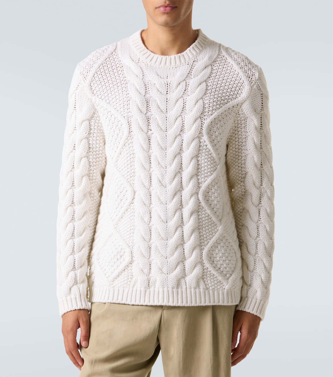 Pullover in cashmere a trecce | Gabriela Hearst