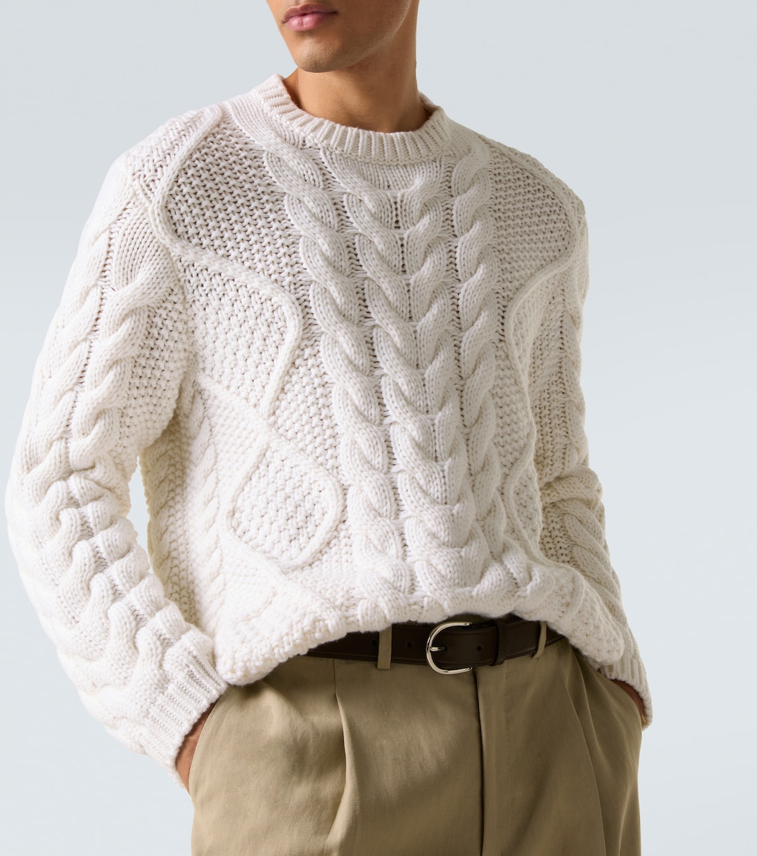 Pullover in cashmere a trecce | Gabriela Hearst